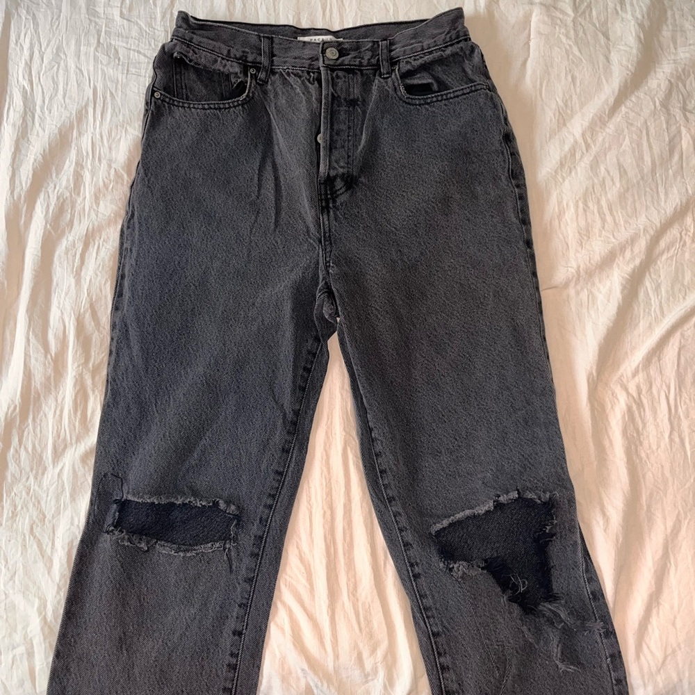 Pacsun Black Denim Dad Jeans